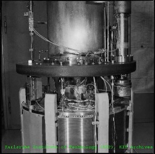Detail einer Supramagnet-Komponente in der Hochfeld-Magnet-Einrichtung (HOMER) des Instituts für Technische Physik (ITP)