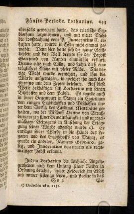 643-653, Indem Lotharius die kirchliche Angelegenheiten ...