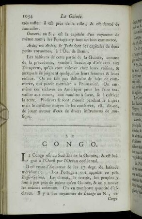 Le Congo.