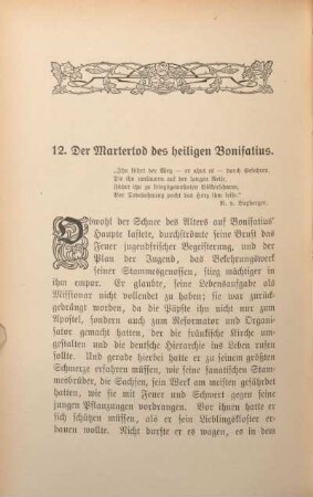 12. Der Martertod des heiligen Bonifatius.