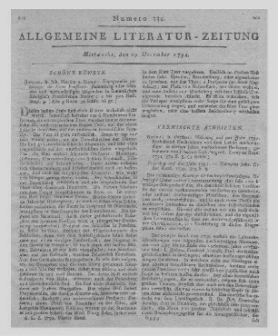 1792: Allgemeine Literatur-Zeitung