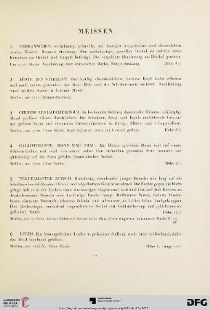 Meissen (Nr. 1-275)