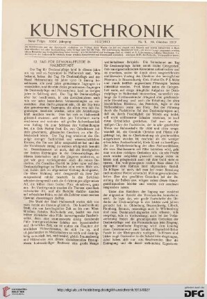 12. Tag für Denkmalpflege in Halberstadt