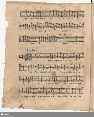 14 Pater noster