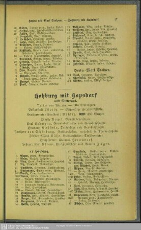Hohburg mit Kapsdorf