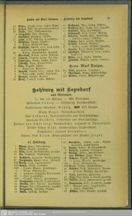 Hohburg mit Kapsdorf