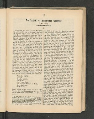 Die Technik des künstlerischen Schaffens Einleitung von Constantin Brunner. III.