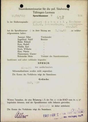 Schnell, Albert
