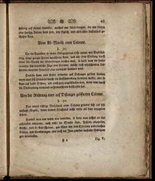 Vom Ab- Marsch einer Colonne. §. 30. - §. 40.