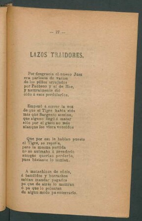 Lazos traidores
