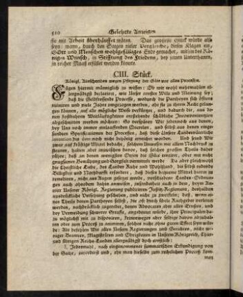 510-519, CIII. - CIV. Stück.