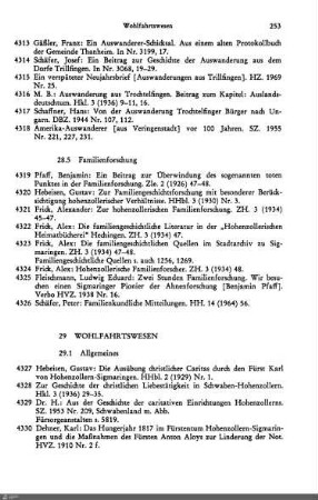 29 Wohlfahrtswesen