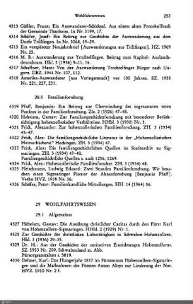 29 Wohlfahrtswesen