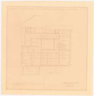 Garten Fraenkel, Berlin-Kladow: Grundriss Obergeschoss, 1:100