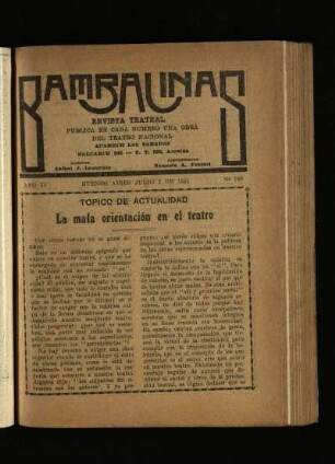 Una mujer de teatro : comedia dramática en tres actos