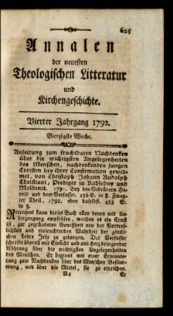 Vierzigste Woche