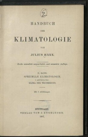 2. Spezielle Klimatologie, 1: Klima der Tropenzone