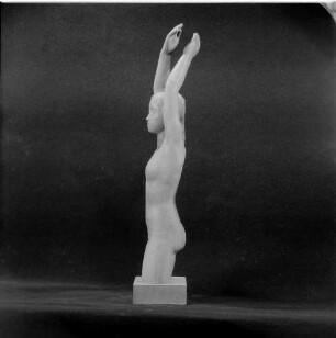 Mädchentorso : Mädchentorso. Holz, geschnitzt (vor 1960; W. Arnold)