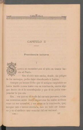 Capítulo II - Providencia baturra