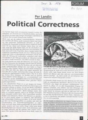 Political Correctness