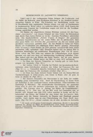2: Bemerkungen zu Jacometto Veneziano