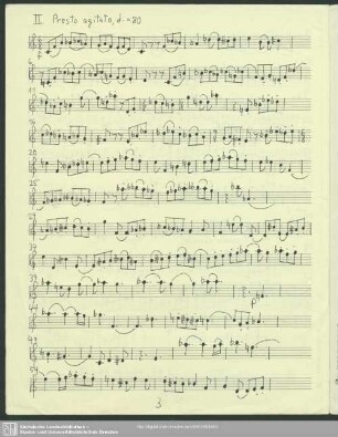 II. Presto agitato