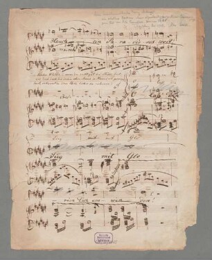 Der Cid, Bariton, pf, WagC 135, Excerpts. Arr - BSB Mus.ms. 9519 : [without title]
