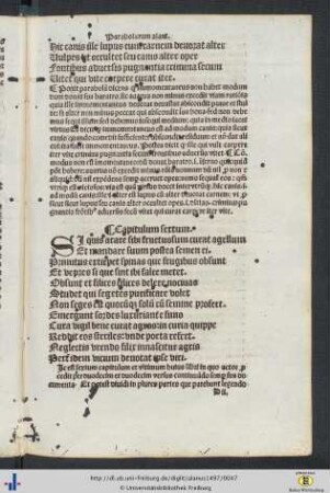 Capitulum sextum.