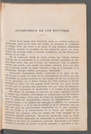 Advertencia de los editores