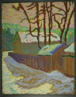 Winterliche Siedlung