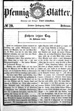 No. 20, Februar