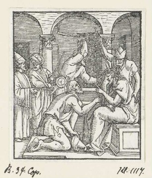 Dornenkrönung, Blatt 18 der Folge "Passion"