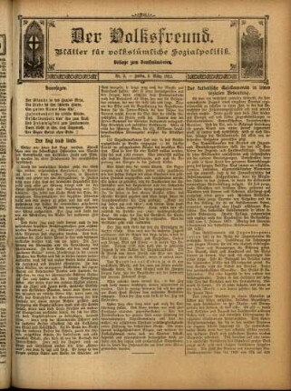 Ausgabe vom Sonntag, den 03. März 1912.