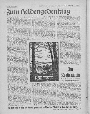 Zum Heldengedenktag / Stier
