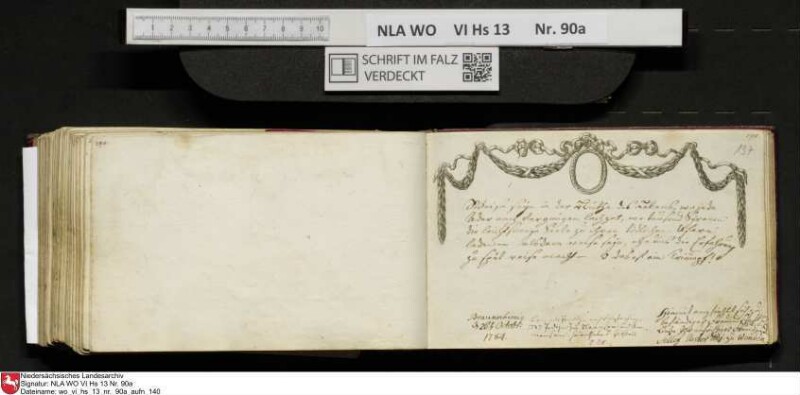 Stammbuch des Ernst Philipp Ludwig Zellmann (1763-1795) aus
                           Braunschweig