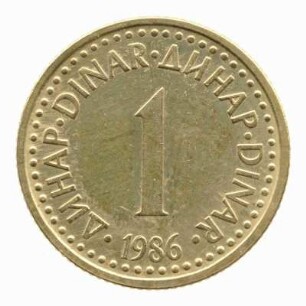1 Dinar 1986