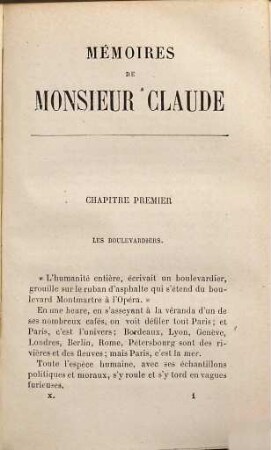 Mémoires de Monsieur Claude, Chef de la Police de Sureté sous le second Empire, 10
