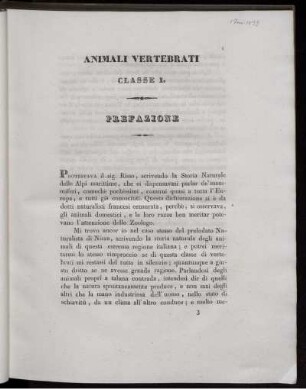 Animali Vertebrati Classe I.