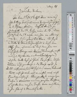 Brief an Johann Jacob Brahms