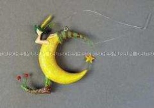 Christbaumschmuck: Figur als Mond