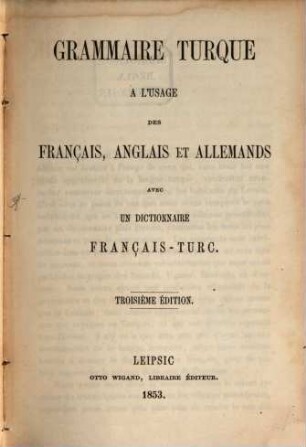 Türkische Grammatik