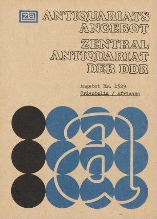 Nr. 1529: Orientalia/Africana