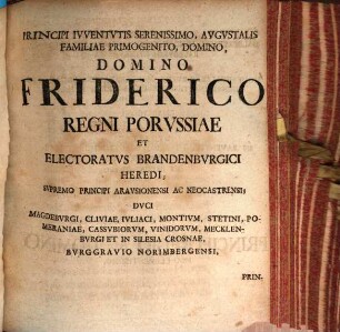 Dissertatio Ivris Pvblici De Matrimoniis Principvm Per Procvratores