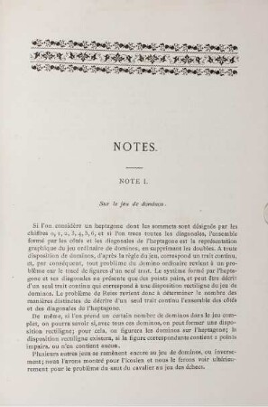 Notes. Note I - Note VI.