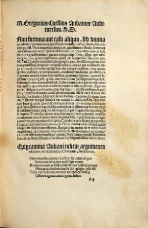Marci Tullij Ciceronis pro Q. Ligario Oratio