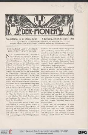 2. Heft, November 1908