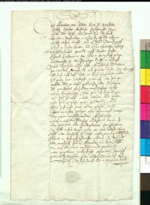 Alexander von Velen zu Raesfeldt nimmt einen Wachszinsigen für St. Nicolaus zu Wolbeck auf.