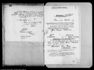 Mutung, Verleihung und Vertretung des Braunkohlenbergwerks "Hubertus I" bei Behle