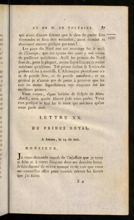 87-97, Lettre XX.-XXI.