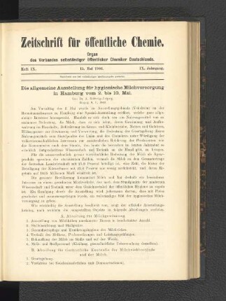 Heft IX. 15. Mai 1908.
